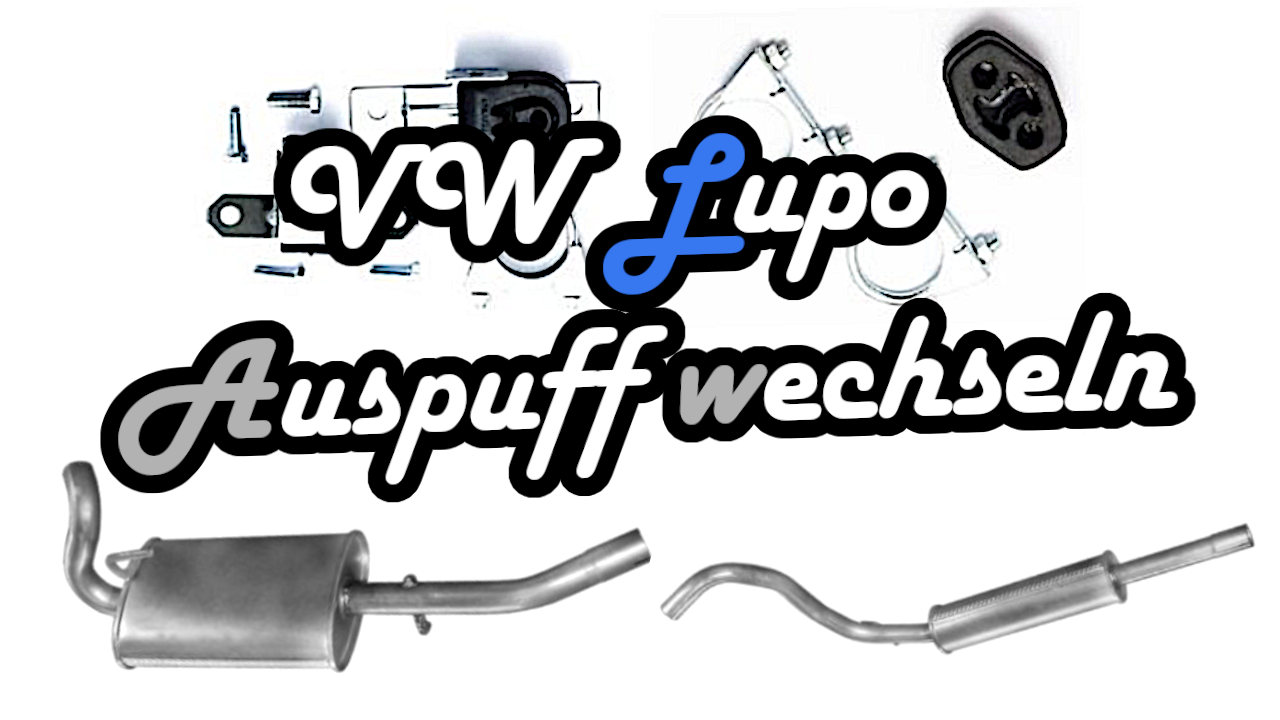 Auspuff kaputt selbst wechseln VW Lupo reparieren