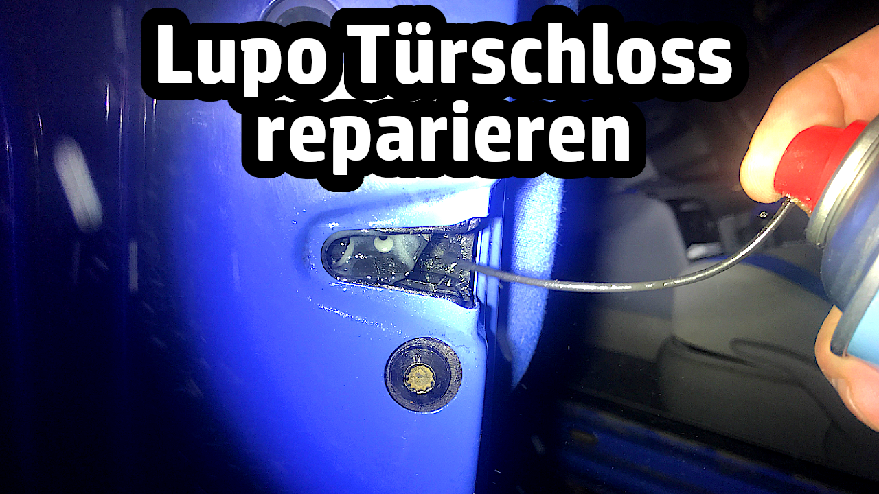 VW Lupo Türschloss schließt nicht - reparieren (Drehfallenschloss)